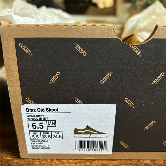 Bmx Old Skool Vans. Golden Brown. NWT. - Picture 10 of 15